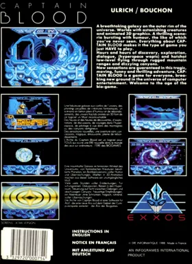 Captain Blood box cover back